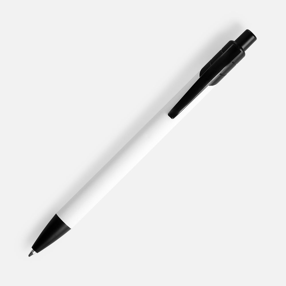 Ручка шариковая Undertone Black Soft Touch, белая-2