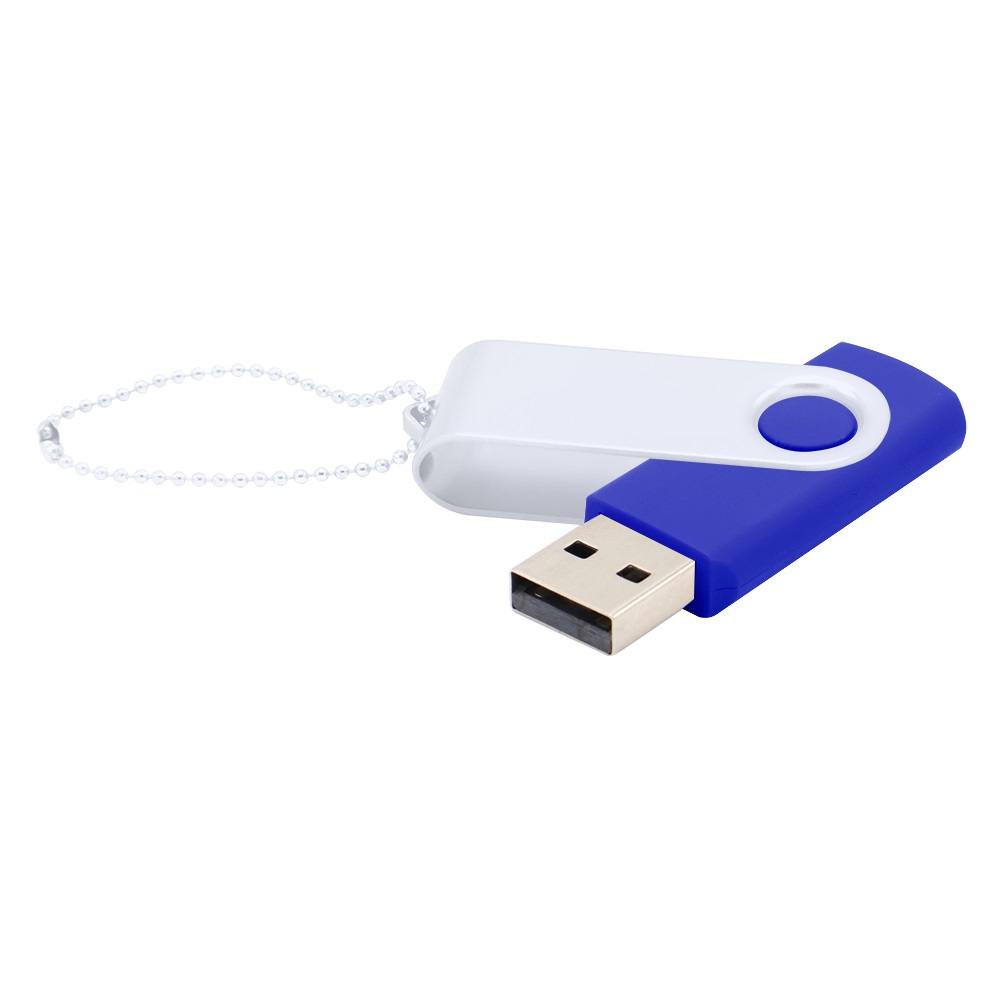 Флешка Designer To Go 2.0 USB 16Gb, Синий/белый-0