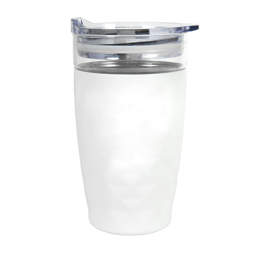 Термокружка вакуумная Cristal, белый-0