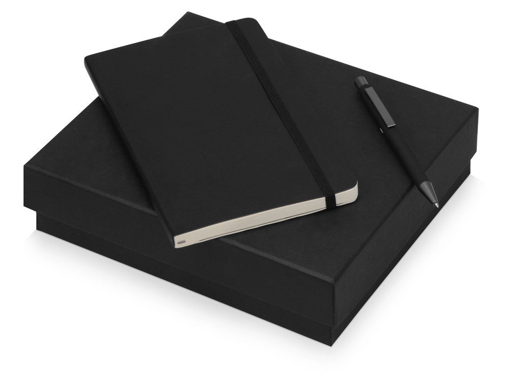 Подарочный набор Moleskine Van Gogh с блокнотом А5 Soft и ручкой, черный-0