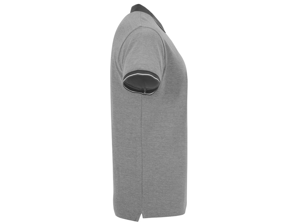 Рубашка поло Bowie мужская, меланжевый черный-3