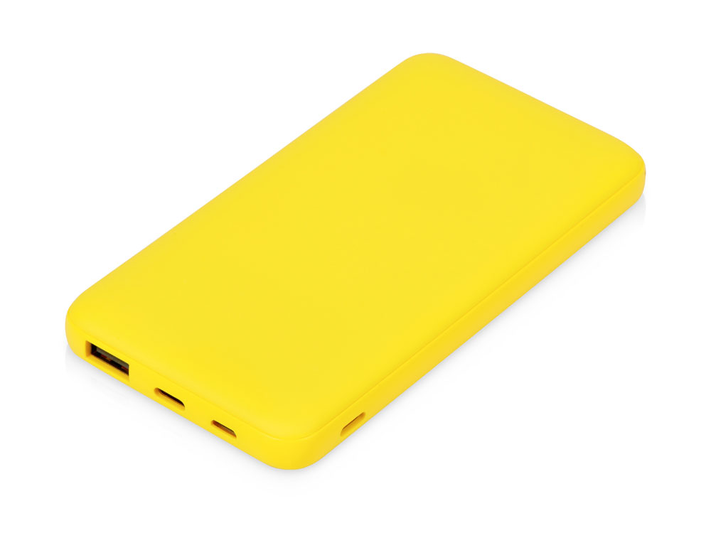 Подарочный набор с термокружкой и повербанком С2, 10000 mAh, желтый-3