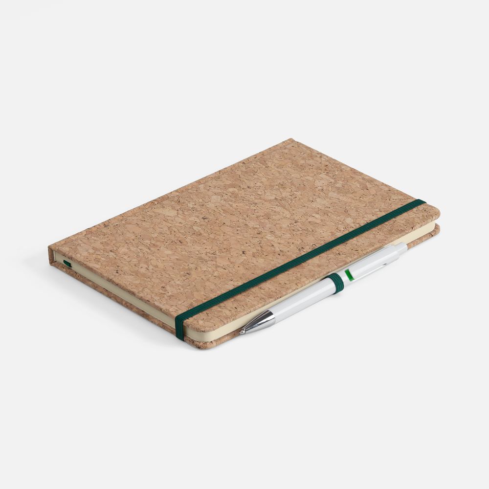 Блокнот Corkfolio, зеленый-6