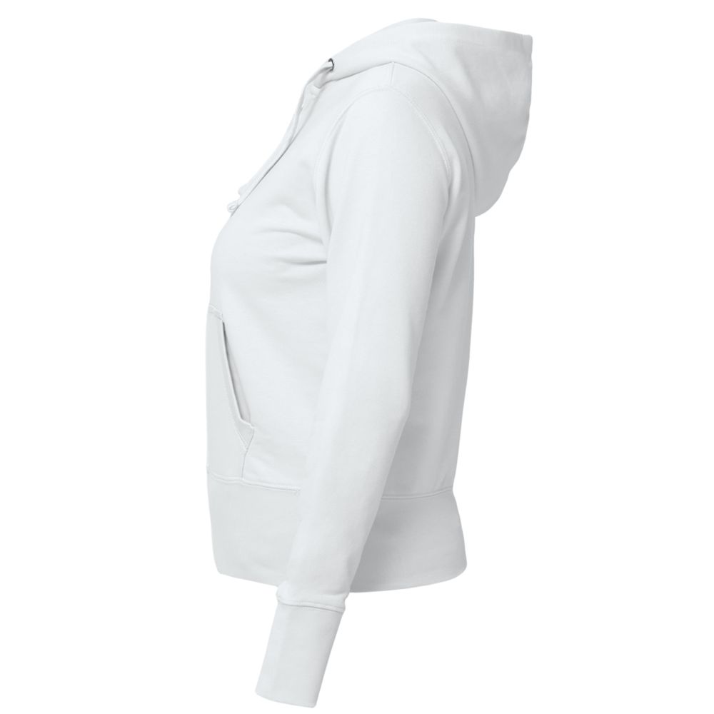 Толстовка женская Hooded Full Zip белая-2