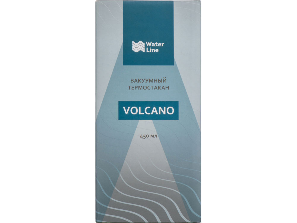 Вакуумный термостакан Volcano, 450 мл, синий-10