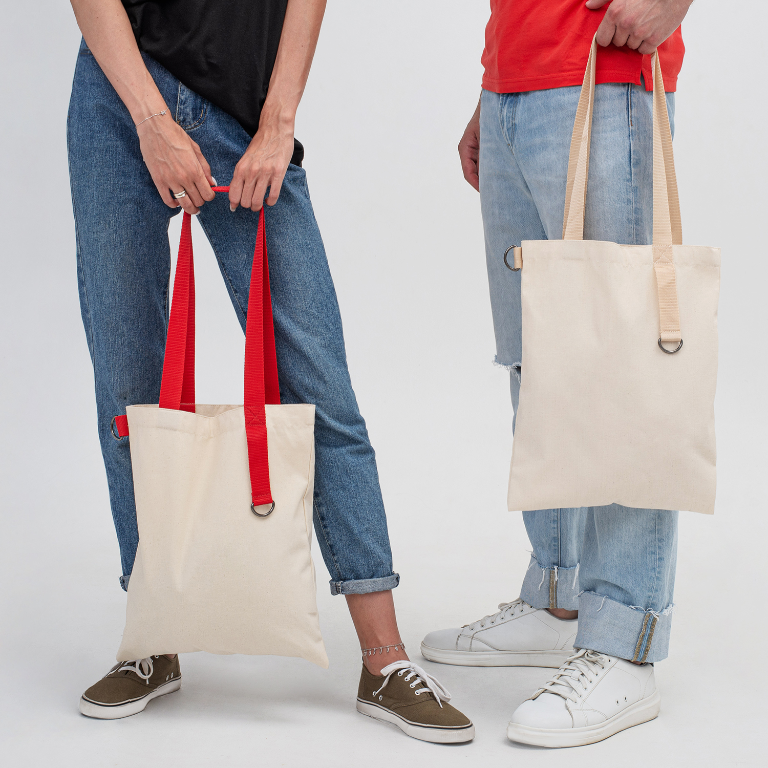 Шоппер Superbag (неокрашенный с красным)-7