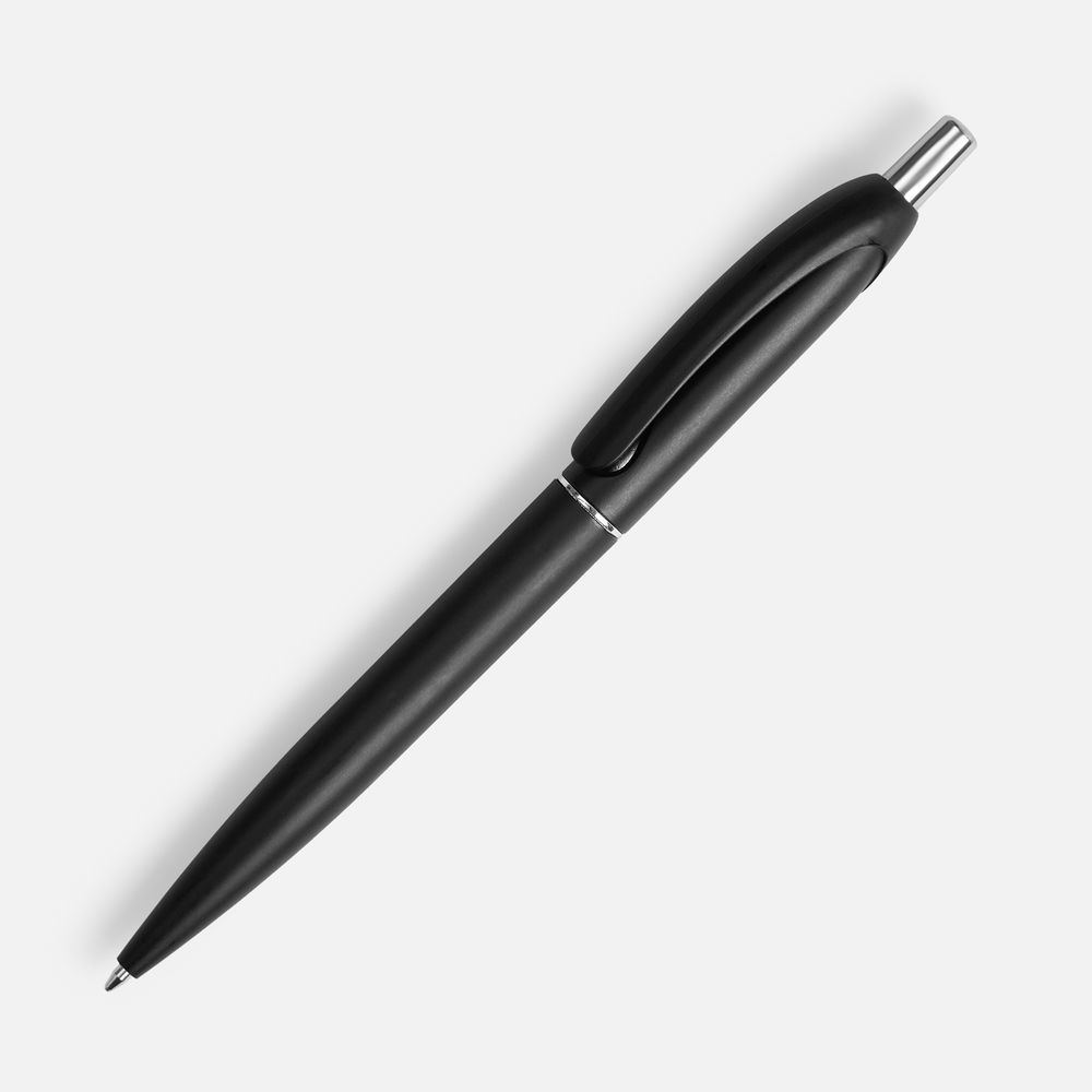 Ручка шариковая Bright Spark, черный металлик-1
