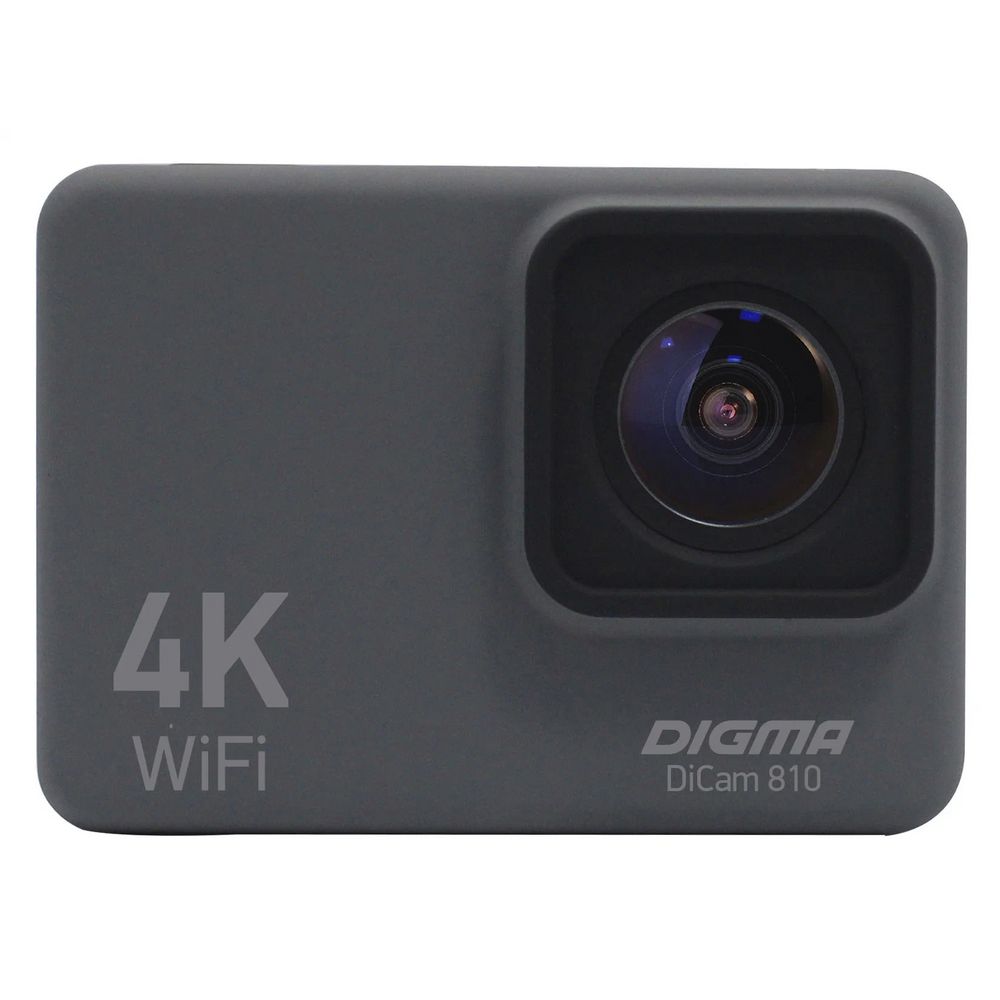 Экшн-камера Digma DiCam 810, серая-1