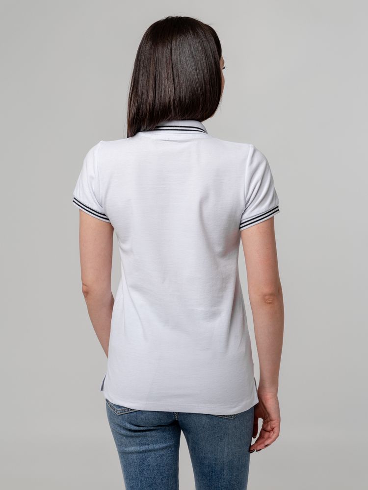 Рубашка поло женская Virma Stripes Lady, белая-5