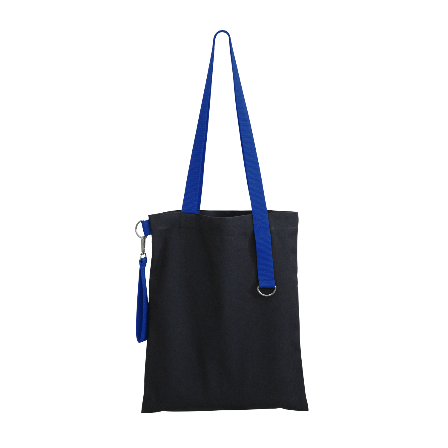 Шоппер Superbag black (чёрный с синим)-4