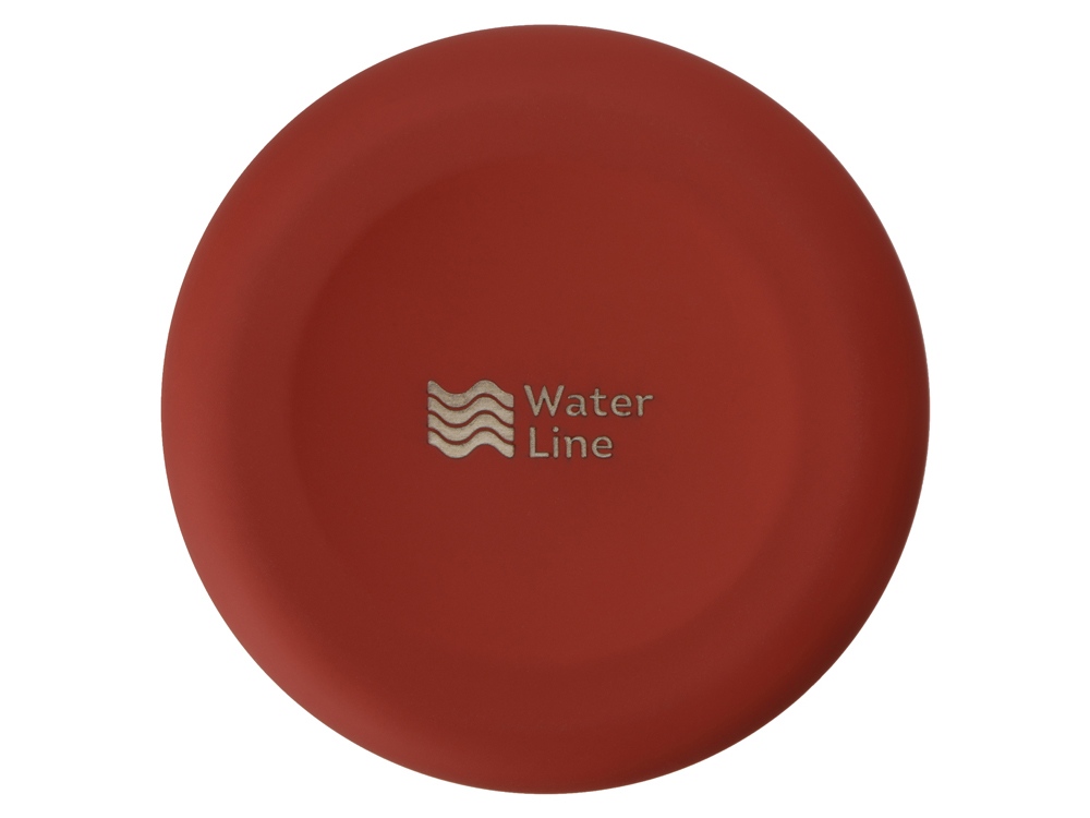 Вакуумная термобутылка Cask Waterline, soft touch, 500 мл, тубус, красный-6