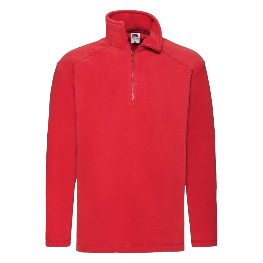 Толстовка мужская "Half Zip Fleece", ярко-красный-0