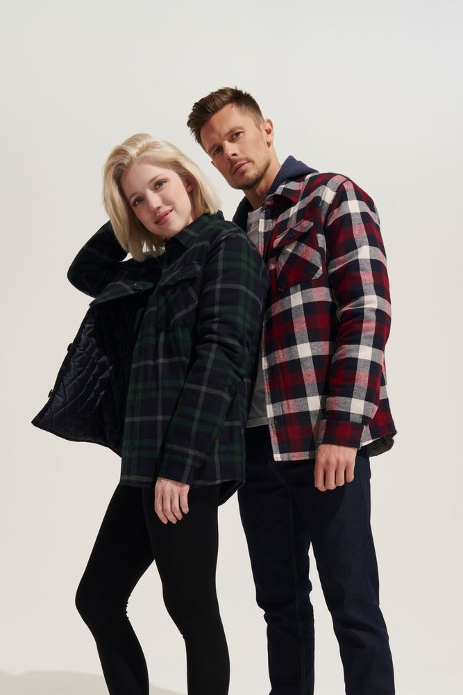 Куртка-рубашка оверсайз унисекс Noah, синяя-9