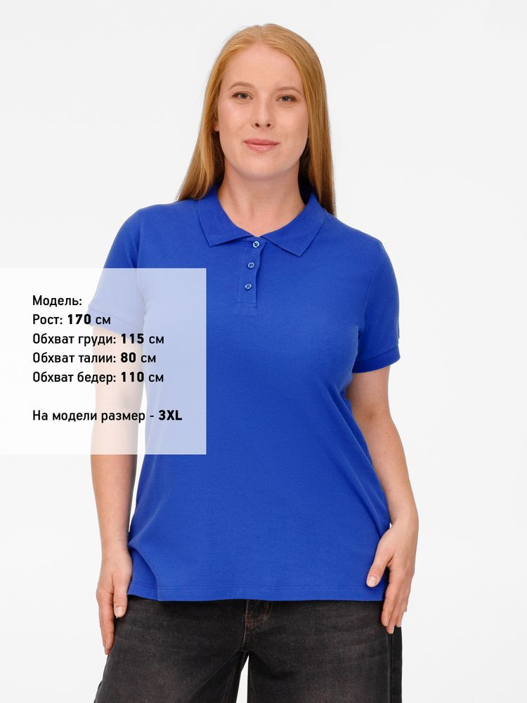 Рубашка поло женская Virma Lady, ярко-синяя-6