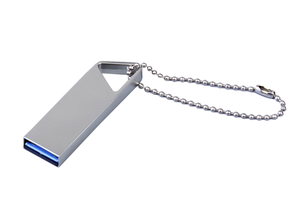 USB 2.0-флешка на 128 Гб с мини чипом, компактный дизайн, отверстие треугольной формы для цепочки-0