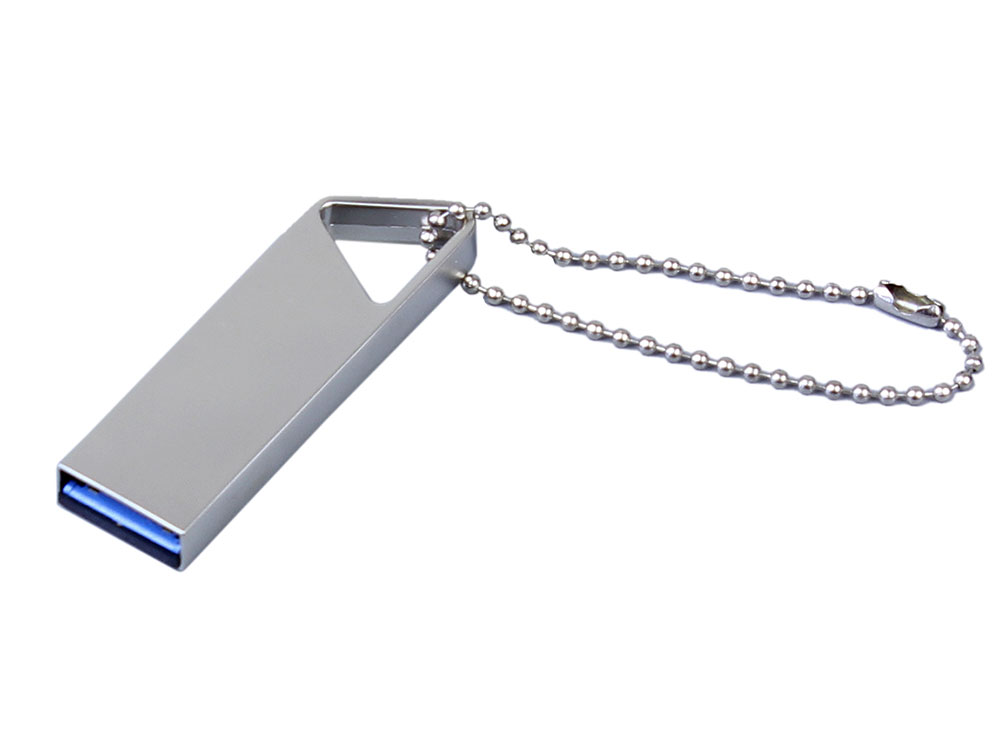 USB 3.0-флешка на 64 Гб с мини чипом, компактный дизайн, отверстие треугольной формы для цепочки-0