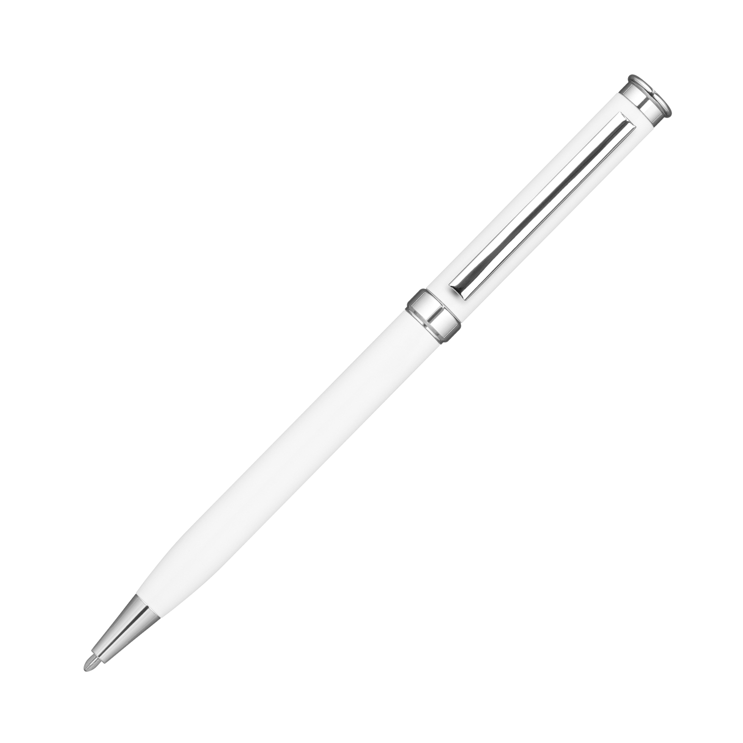 Шариковая ручка Бенуа (Benua), белая-1