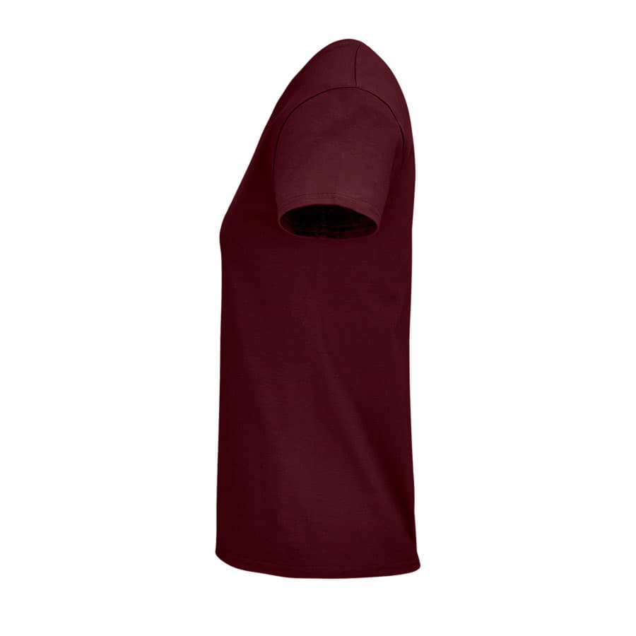 Футболка женская CRUSADER WOMEN 150 из органического хлопка, бордовый-1