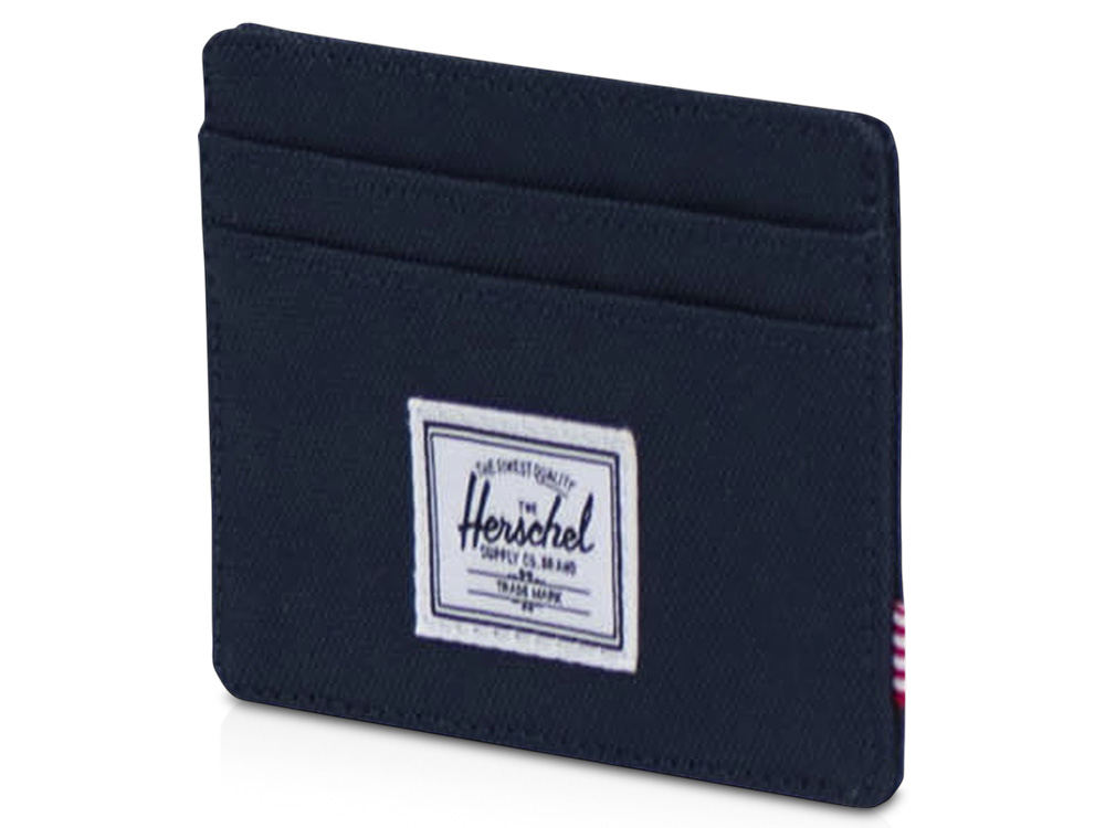 Herschel Charlie держатель для карт с RFID-защитой из переработанного материала - темно - синий navy-0