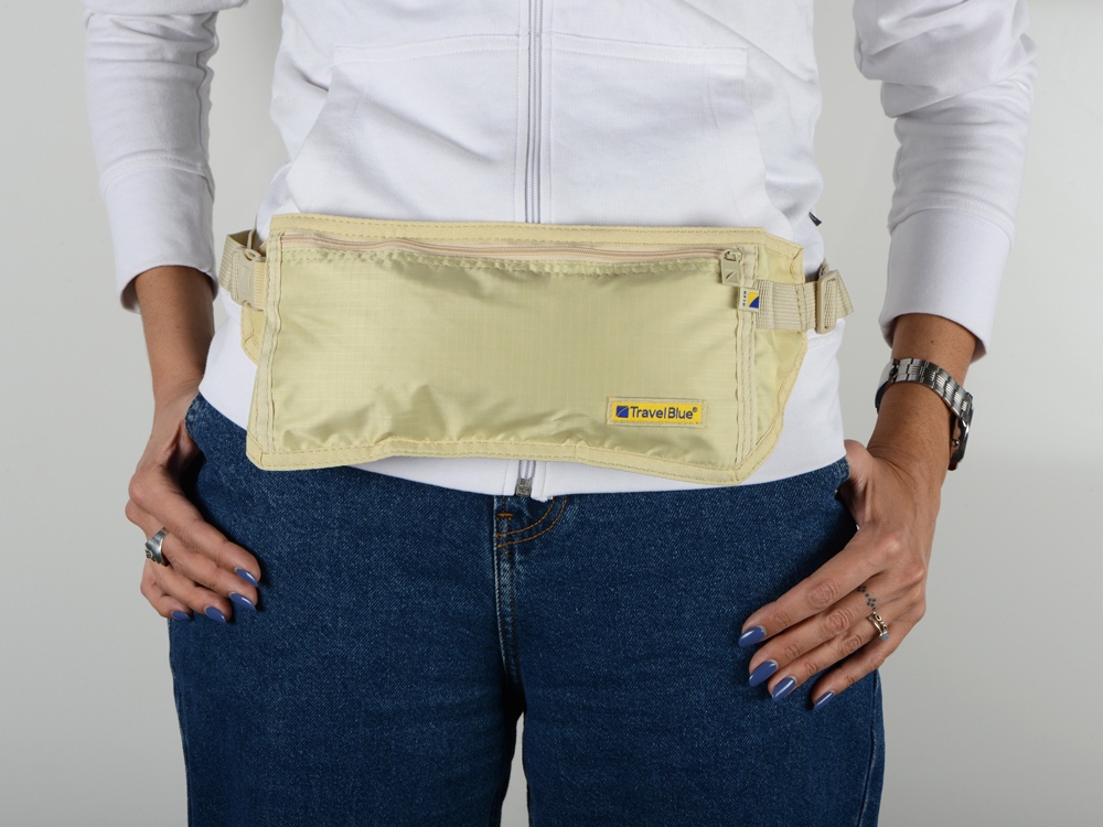 Сумка-кошелек на пояс Travel Blue Money Belt RFID, бежевый-5