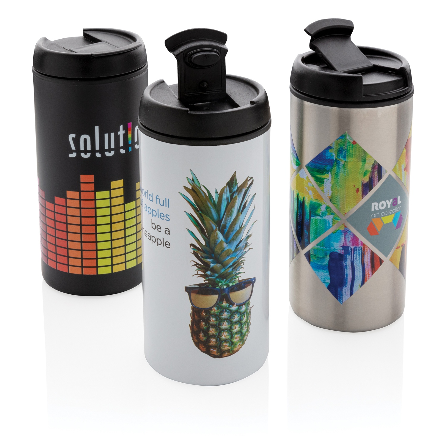 Термокружка Metro из переработанной нержавеющей стали RSC, 300 мл-14