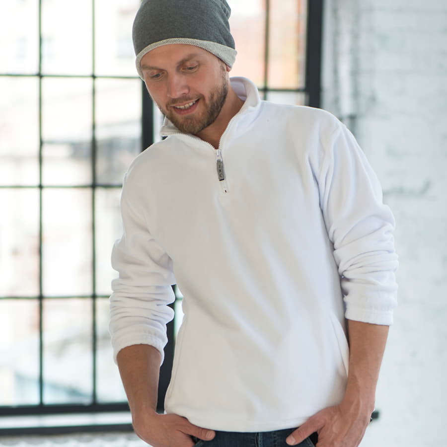 Толстовка флисовая ESTONIA 280, черный, оранжевый-1