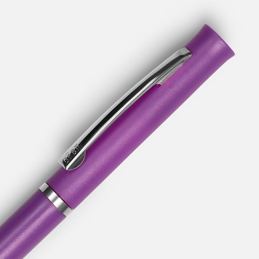 Ручка шариковая Euro Chrome, фиолетовая-3