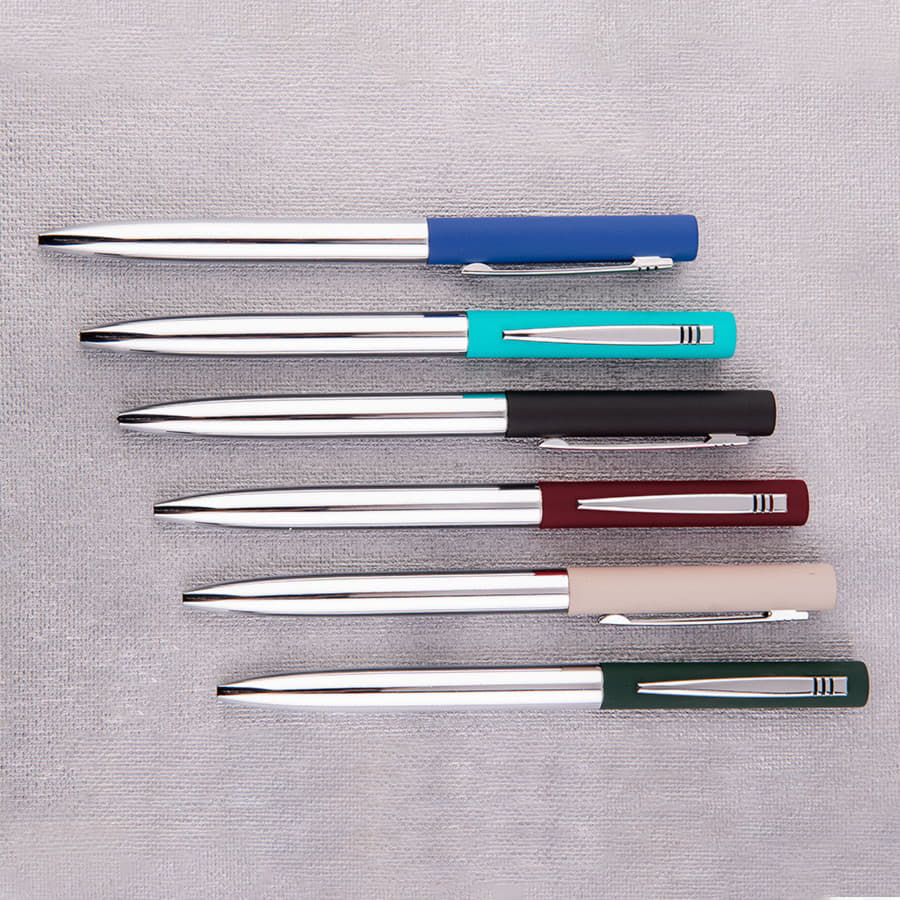 Ручка шариковая CLIPPER, покрытие soft touch, темно-зелёный-1