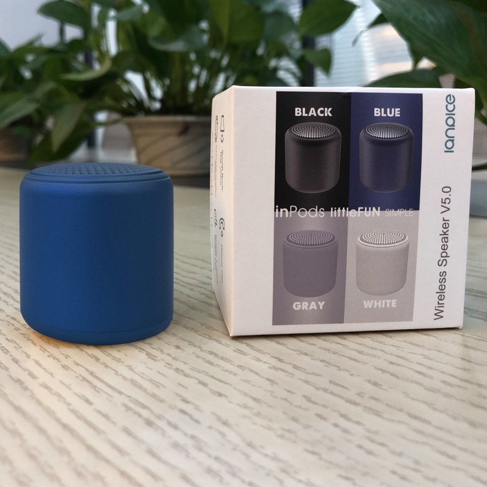 Беспроводная Bluetooth колонка Fosh, Темно-синий-1