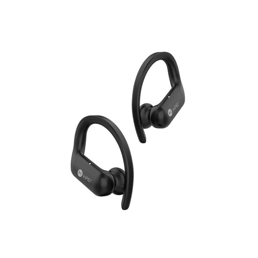 Наушники беспроводные с зарядным боксом HIPER TWS SPORT V2, цвет черный , черный-2
