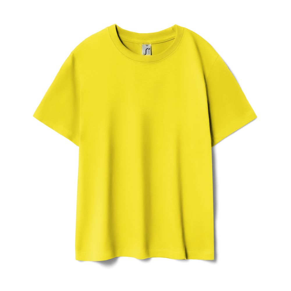 Футболка детская Regent Kids 150, желтая (лимонная)-1