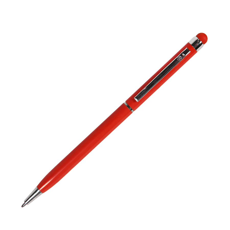 Ручка шариковая со стилусом TOUCHWRITER, ярко-красный-0