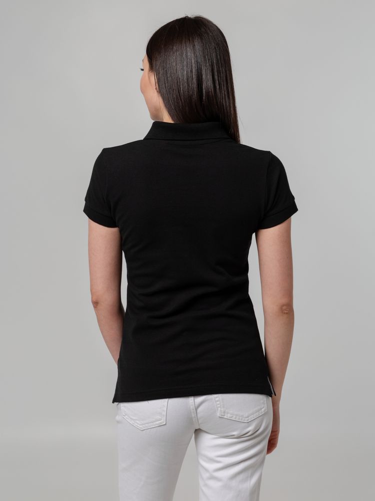 Рубашка поло женская Virma Premium Lady, черная-4