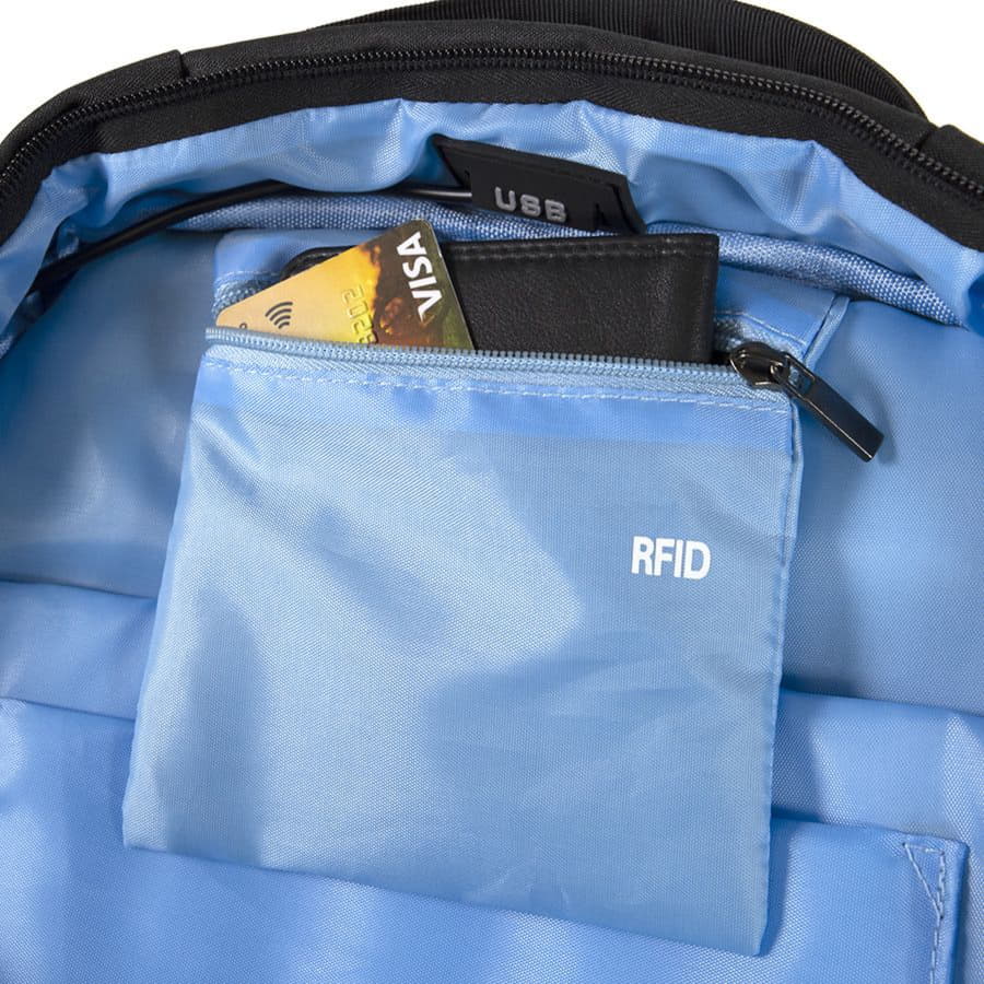 Рюкзак LINK c RFID защитой, темно-серый-4