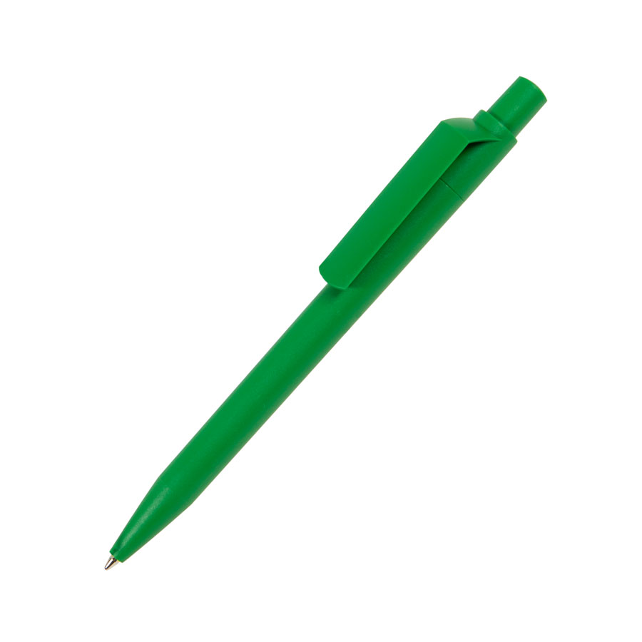 Ручка шариковая DOT, матовое покрытие, зеленый-0