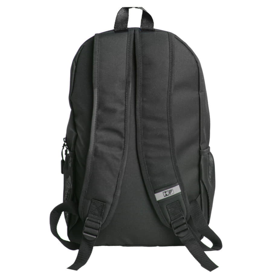Рюкзак PLUS, чёрный/синий, 44 x 26 x 12 см, 100% полиэстер 600D, черный, ярко-синий-3