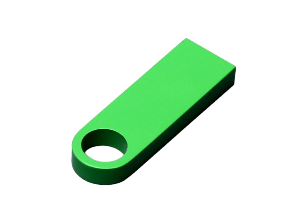 USB 3.0-флешка на 64 Гб с мини чипом и круглым отверстием, зеленый-2