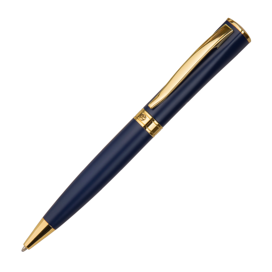 Ручка шариковая WIZARD GOLD, темно-синий-0