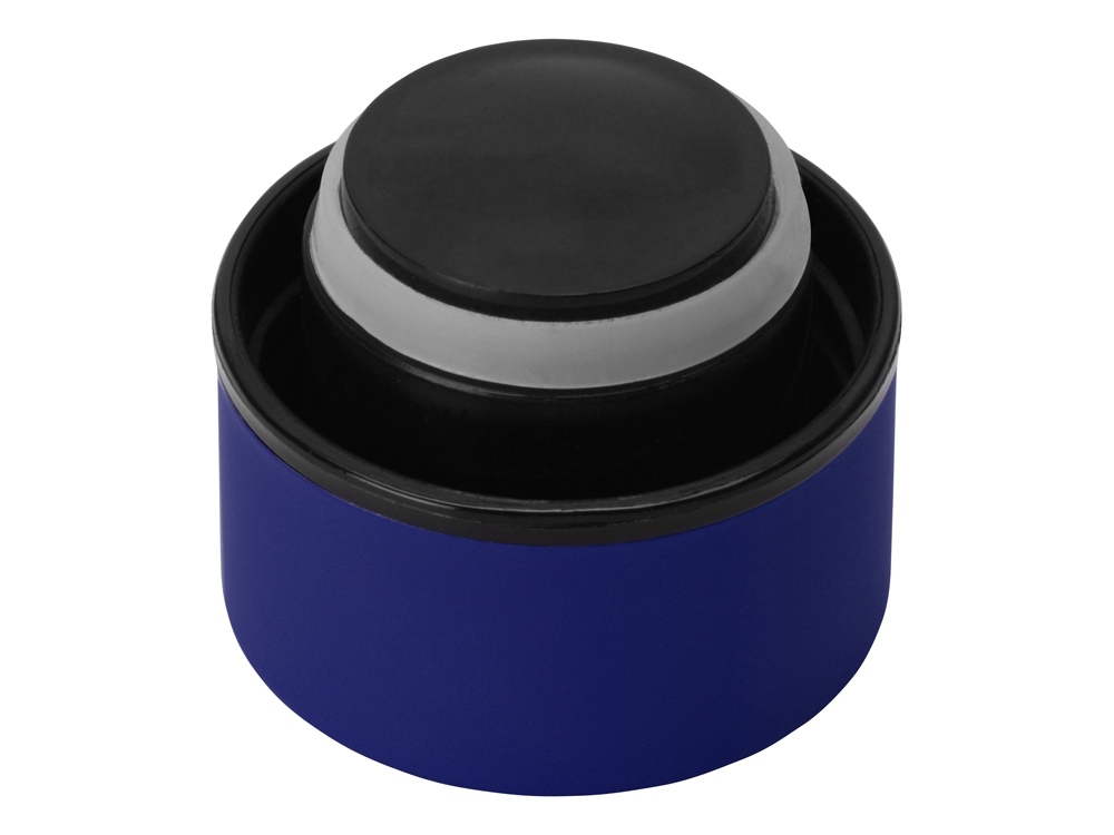 Вакуумная термобутылка Cask Waterline, soft touch, 500 мл, синий-5
