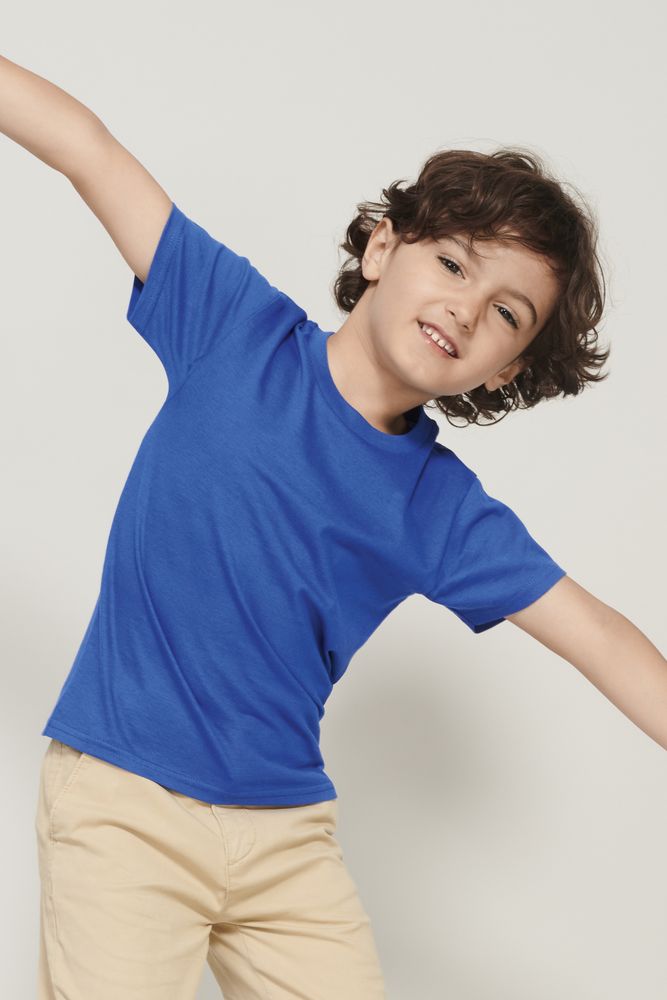Футболка детская Pioneer Kids, серый меланж-3