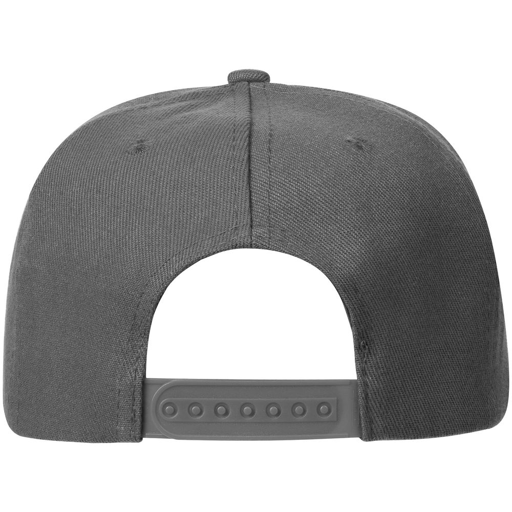 Бейсболка Snapback с прямым козырьком, серая-3