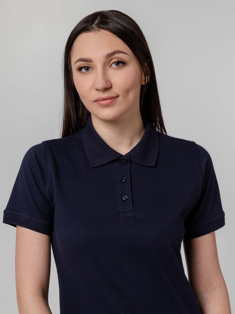 Рубашка поло женская Virma Stretch Lady, темно-синяя-6