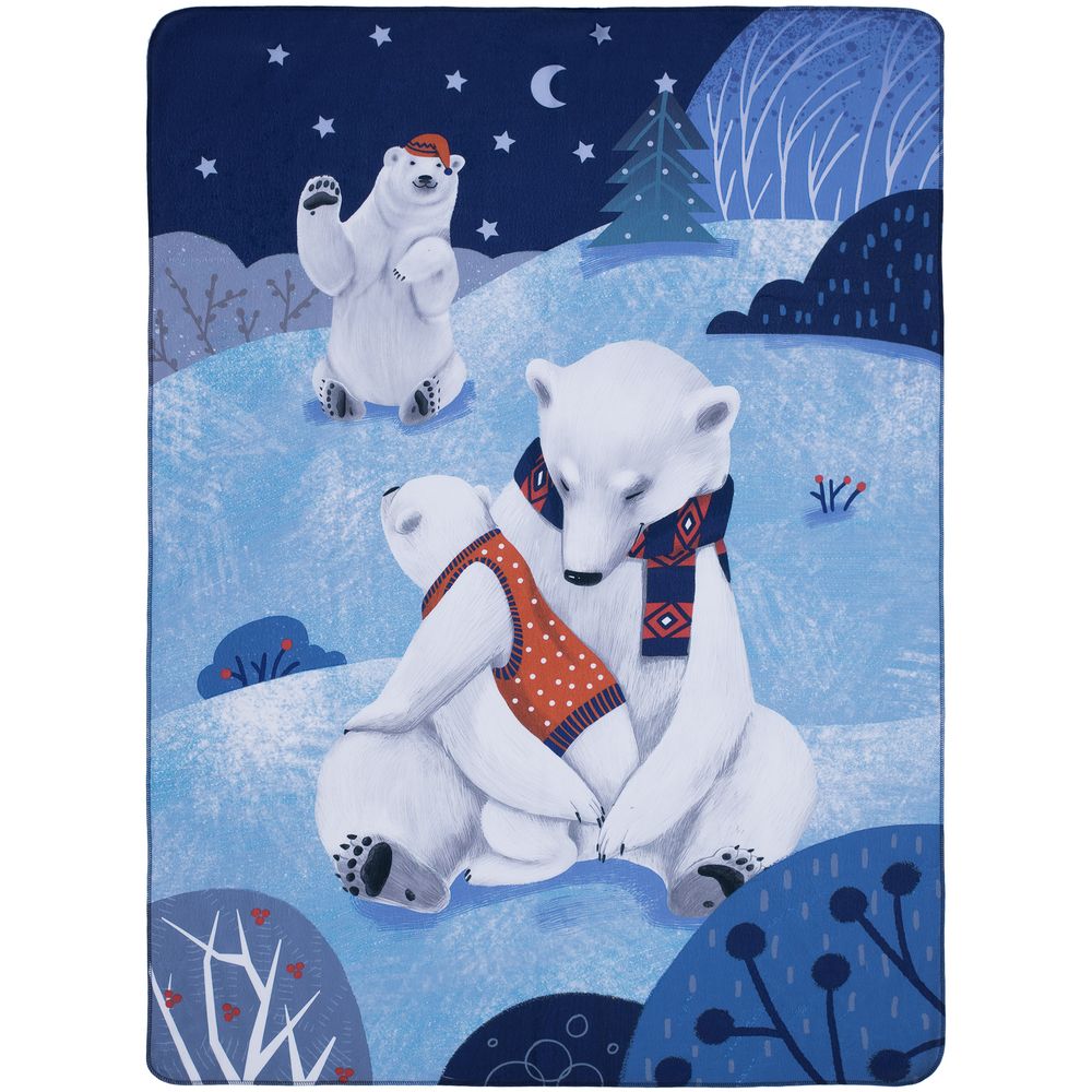 Флисовый плед Wintart Bear-0
