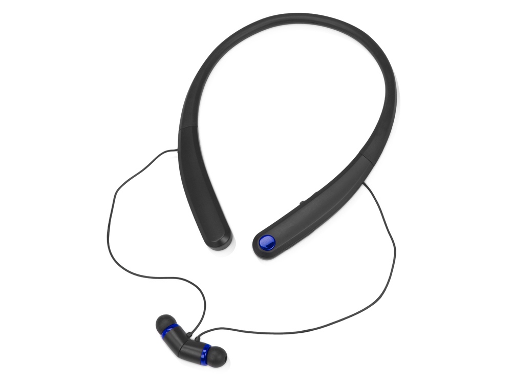 Беспроводные наушники с микрофоном Soundway, черный/синий-0
