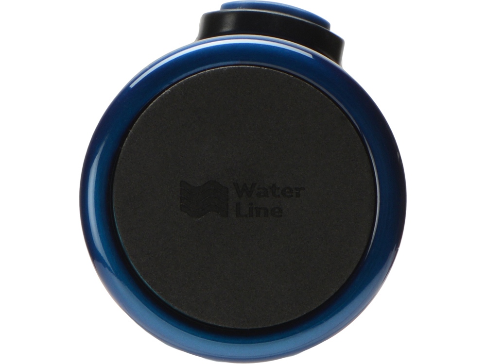 Вакуумная термокружка с кнопкой Upgrade, Waterline, темно-синий-7