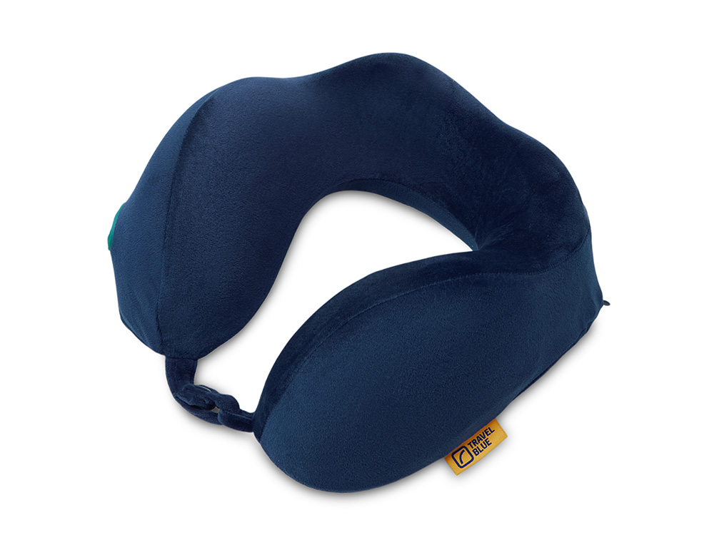 Подушка для путешествий массажная Travel Blue Massage Tranquility Pillow (217), цвет темно-синий-1
