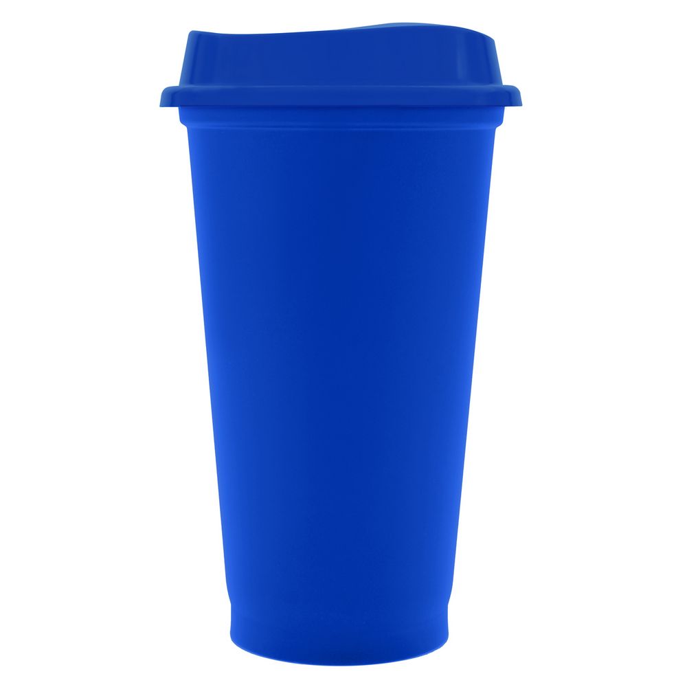 Стакан с крышкой Color Cap, синий-1