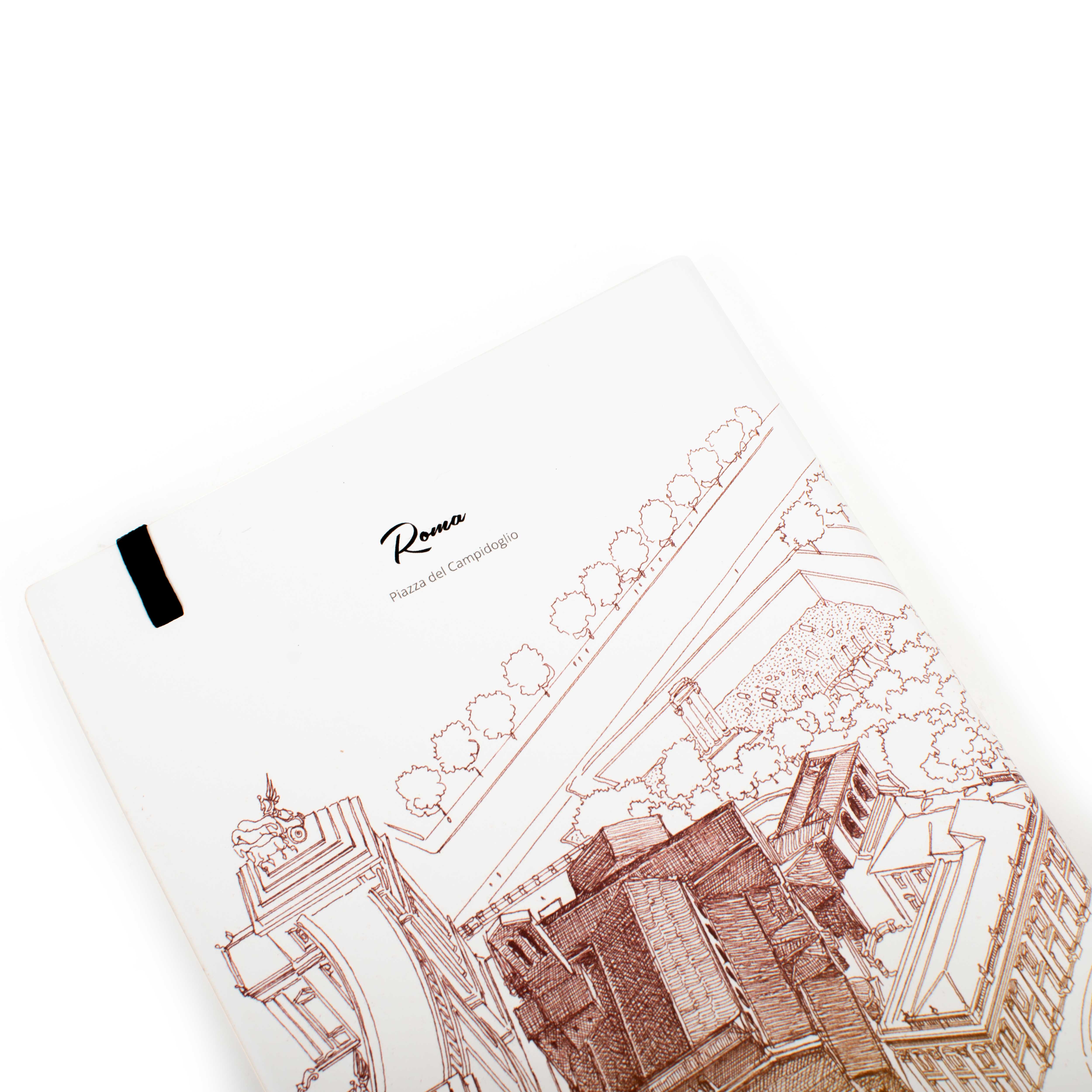 Тетрадь Pininfarina Stone Paper ITALIAN BEAUTY ROMA 14х21см каменная бумага, 64 листа, линованная-3
