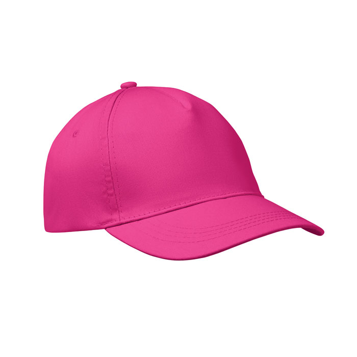 5 panel baseball cap, фуксия-0