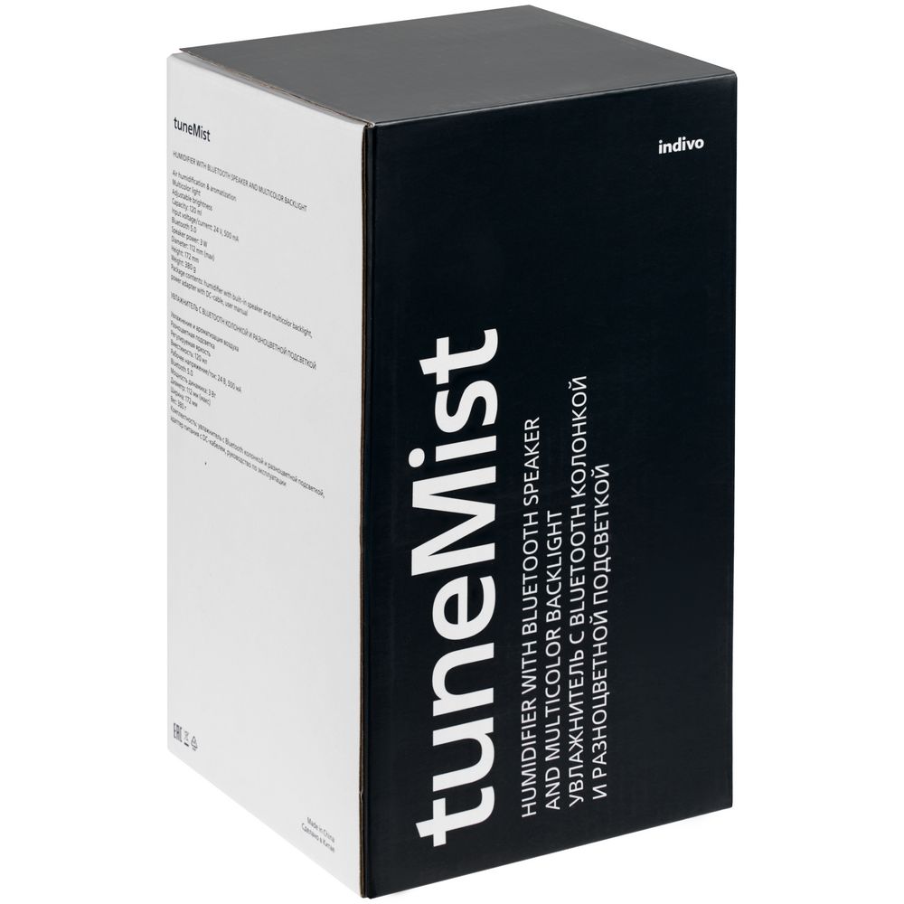 Увлажнитель с колонкой и подсветкой tuneMist, белый-6